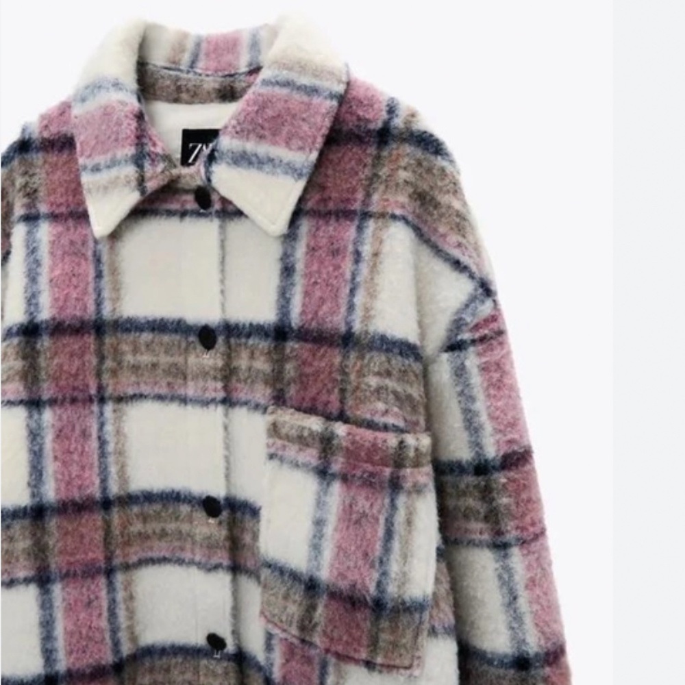 Zara Plaid Overshirt